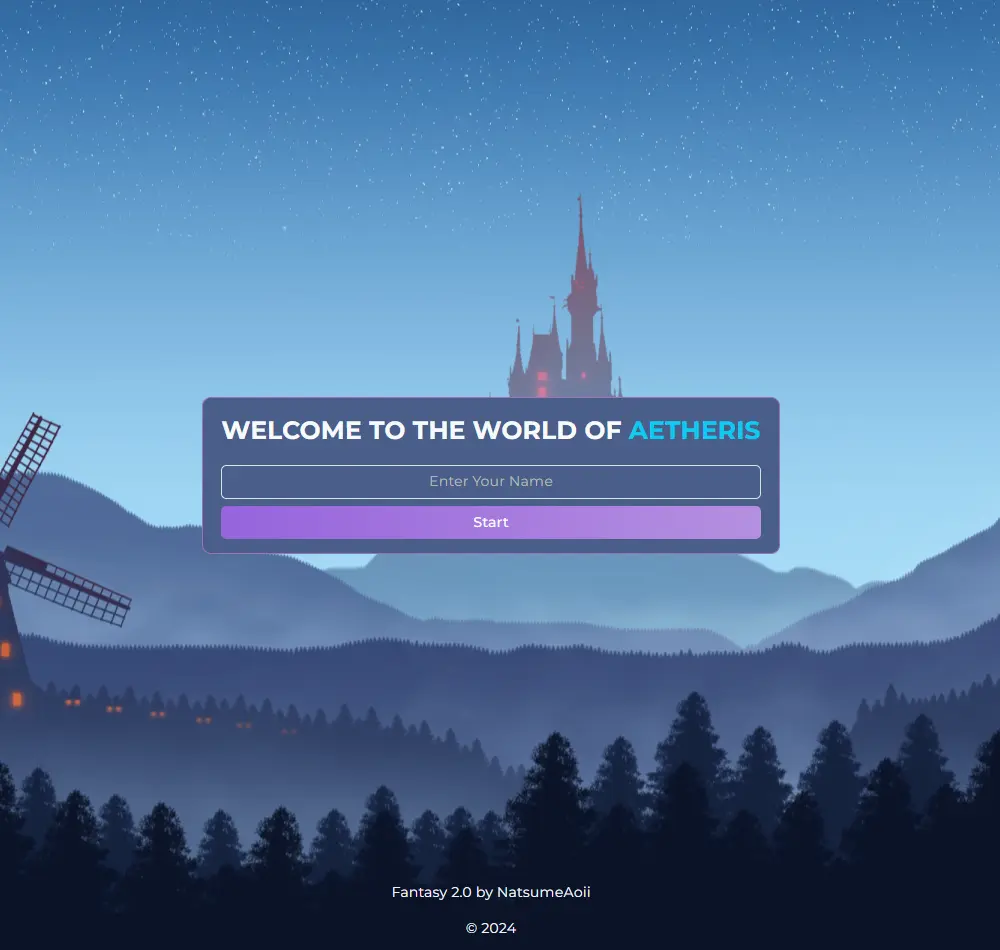 World of Aetheris - RPG Char Gen